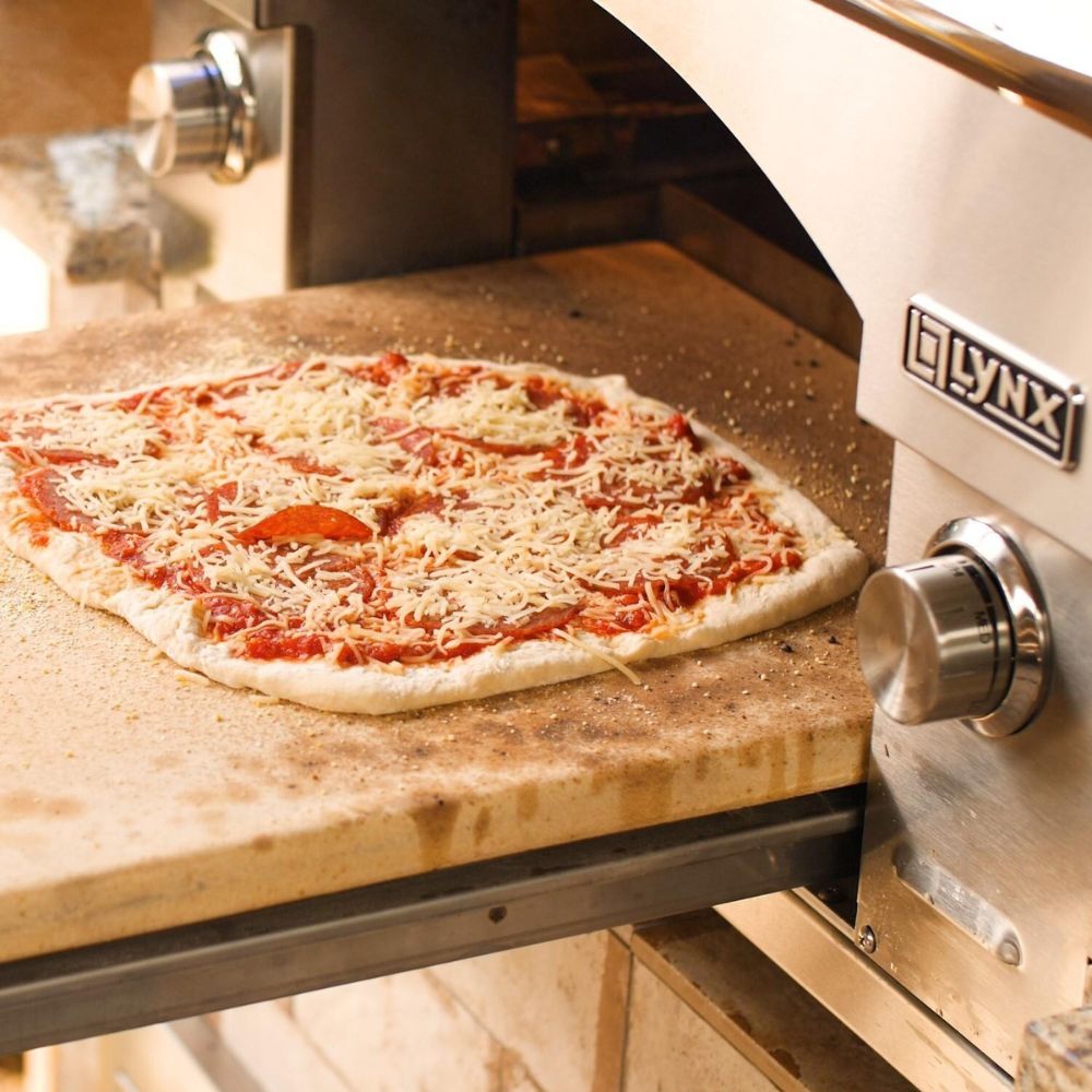 Lynx Napoli LPZAF Professional 30-Inch Gas Outdoor Pizza Oven On Mobile Cart