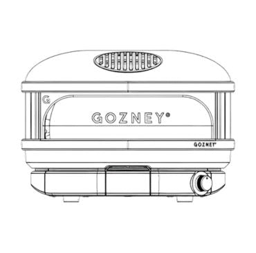 Gozney Dome Bone Outdoor Dual Fuel Pizza Oven