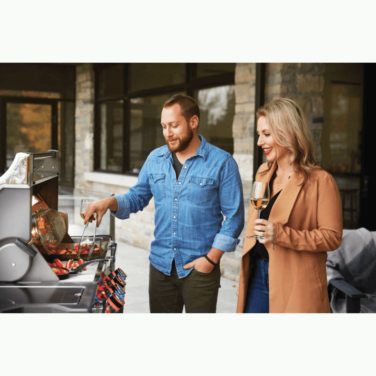 Napoleon Prestige PRO™ 500 RSIB Freestanding Gas Grill with Infrared side and Rear Burners