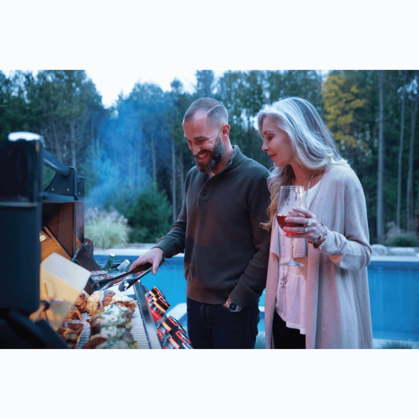 Napoleon Prestige PRO™ 825 RSBI Premium Freestanding Gas Grill with Power Side Burner, Infrared Rear & Bottom Burners