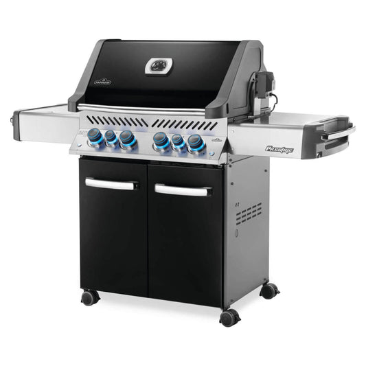Napoleon Prestige® 500 RSIB Black Freestanding Gas Grill w/ Infrared Side and Rear Burners