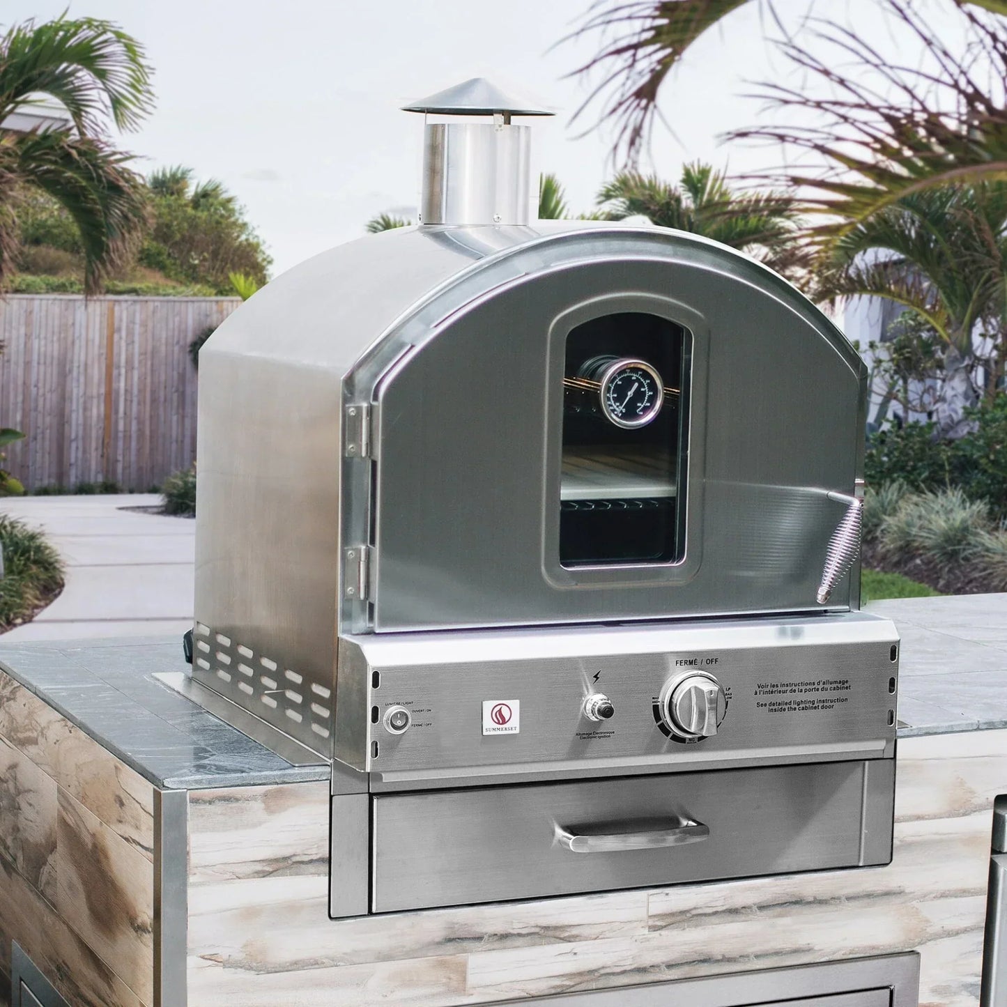 Summerset Outdoor Built-In Gas Pizza Oven