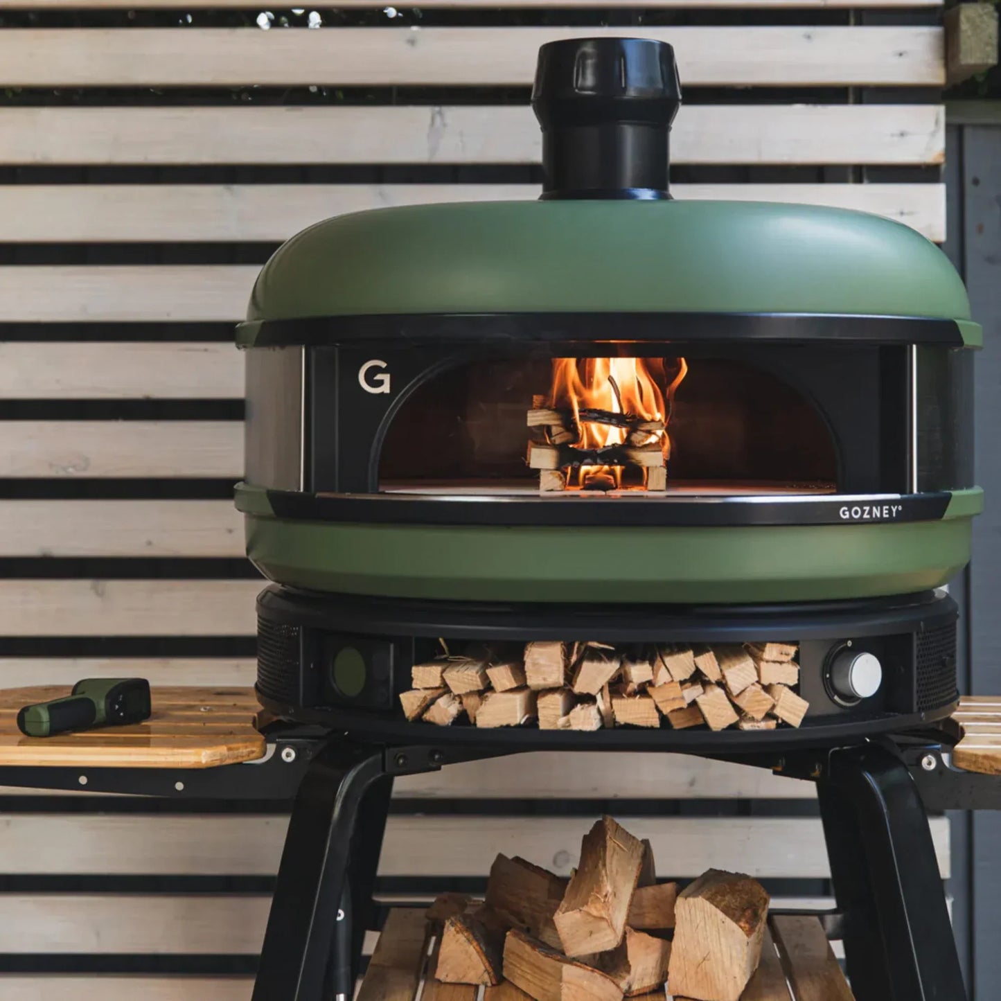 Gozney Green Dome Outdoor Freestanding Dual Fuel Pizza Oven Bundle