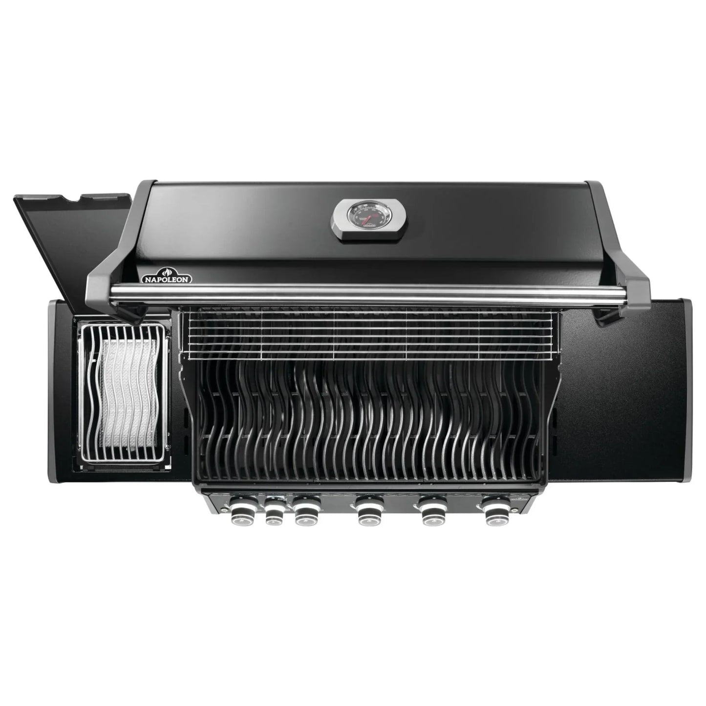 Napoleon Rogue PRO 625 SIB Black Freestanding Gas Grill w/ Infrared Side Burner