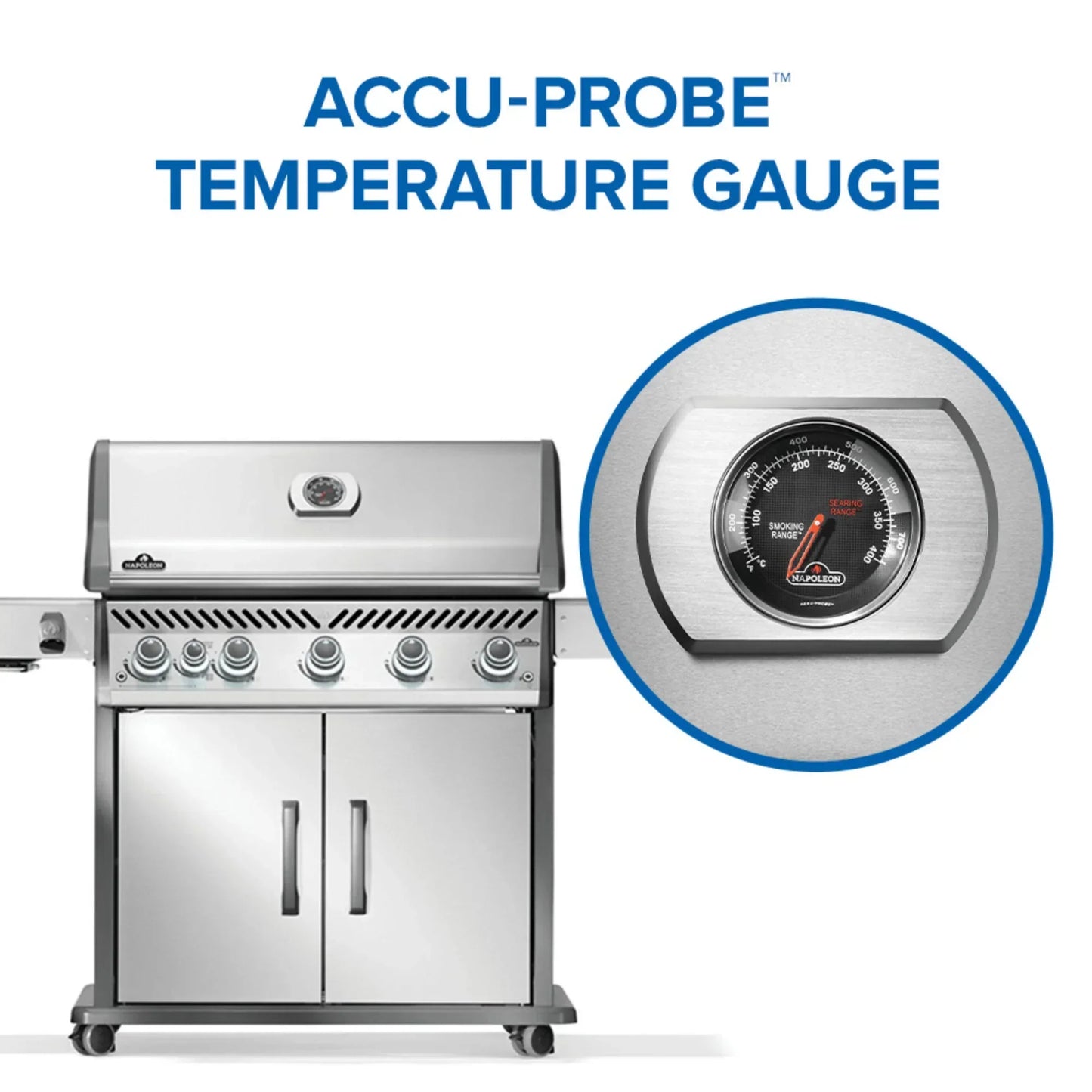 Napoleon Rogue PRO 625 SIB Freestanding Gas Grill w/ Infrared Side Burner
