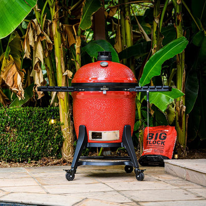 Kamado Joe Big Joe III Freestanding 24-inch Charcoal Grill w/ Grill Gripper & Ash Tool