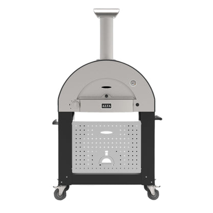 Alfa Classico 2 Pizze Freestanding Grey Pizza Oven