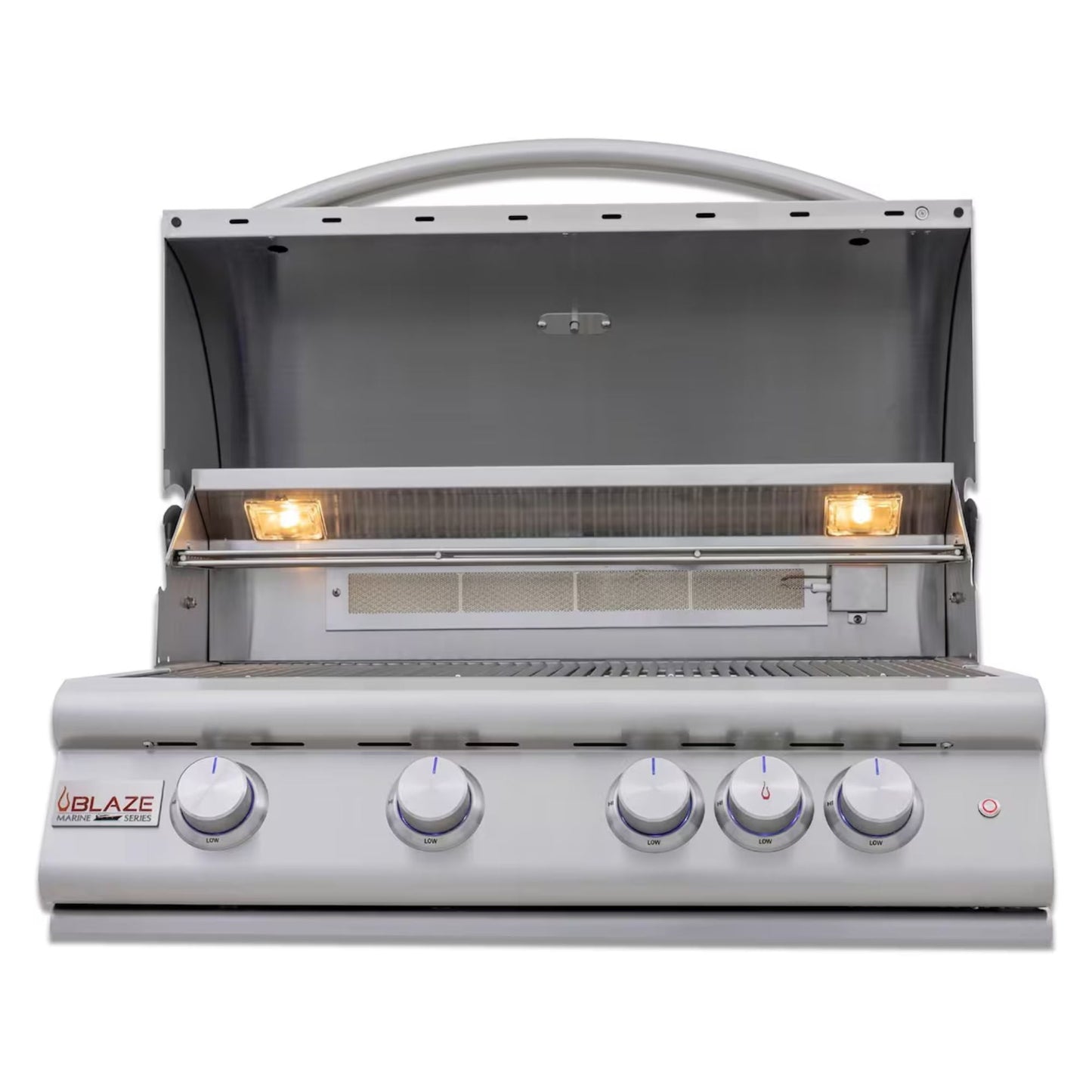 Blaze Premium LTE+ Marine Grade 32-Inch Built-in Gas Grill w/ Lift-Assist Hood & Rear Infrared Burner