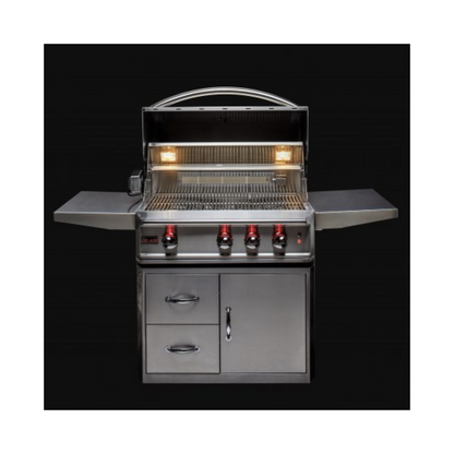 Blaze Professional LUX 34-Inch 3 Burner Built-In Gas Grill With Rear Infrared Burner