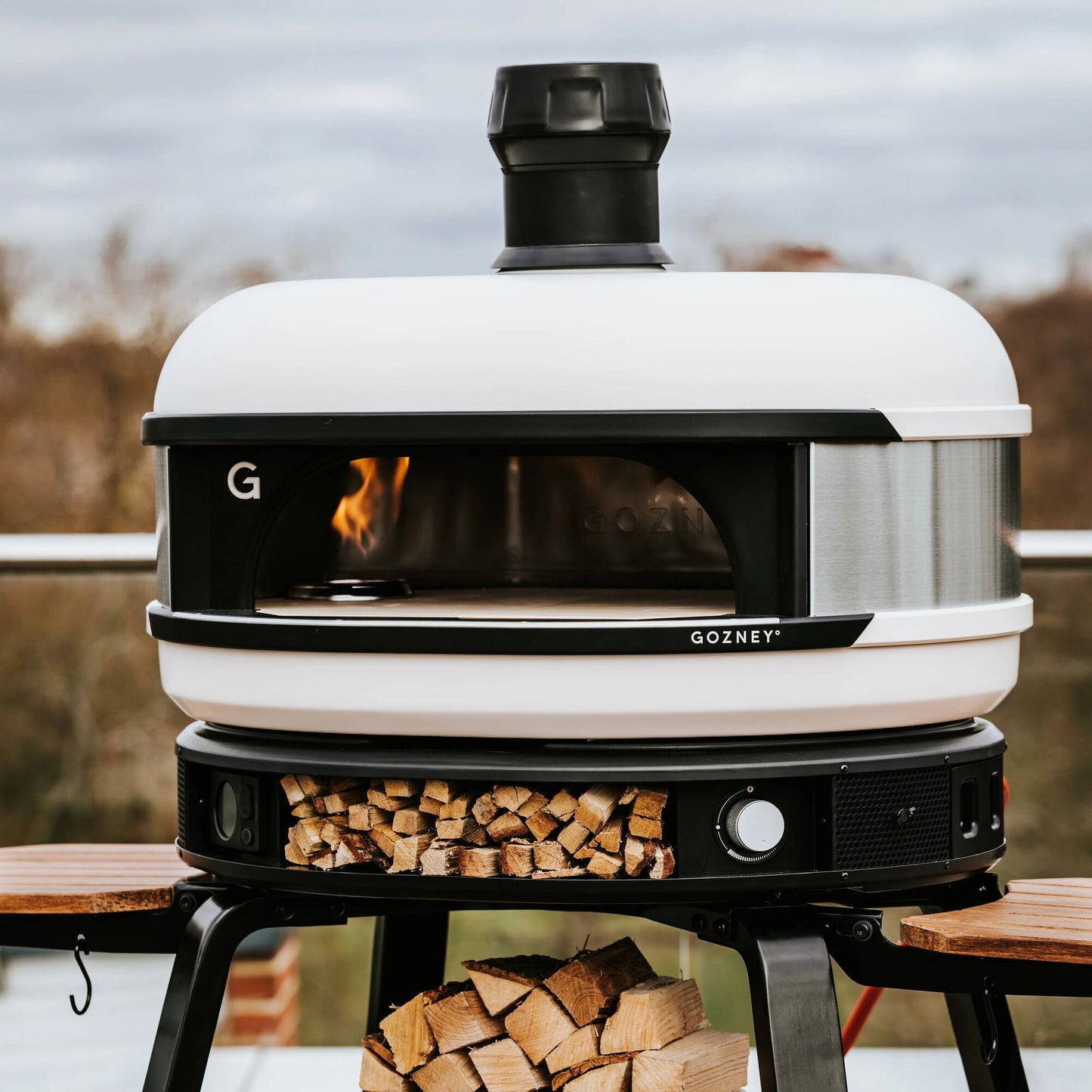Gozney Dome Bone Outdoor Dual Fuel Pizza Oven