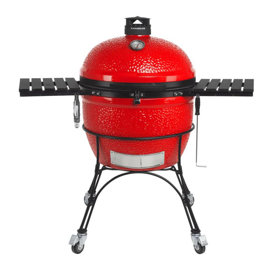 Kamado Joe Big Joe II Freestanding 24-Inch Charcoal Grill w/ Grill Gripper & Ash Tool