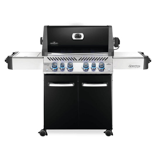 Napoleon Prestige® 500 RSIB Black Freestanding Gas Grill w/ Infrared Side and Rear Burners