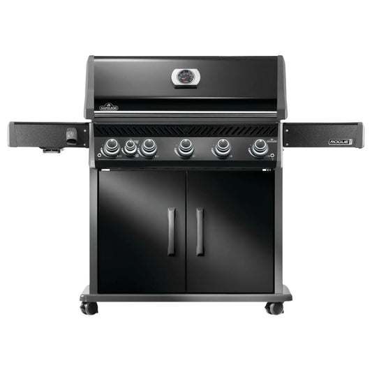 Napoleon Rogue PRO 625 SIB Black Freestanding Gas Grill w/ Infrared Side Burner