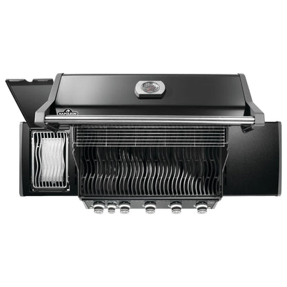 Napoleon Rogue PRO 625 SIB Black Freestanding Gas Grill w/ Infrared Side Burner